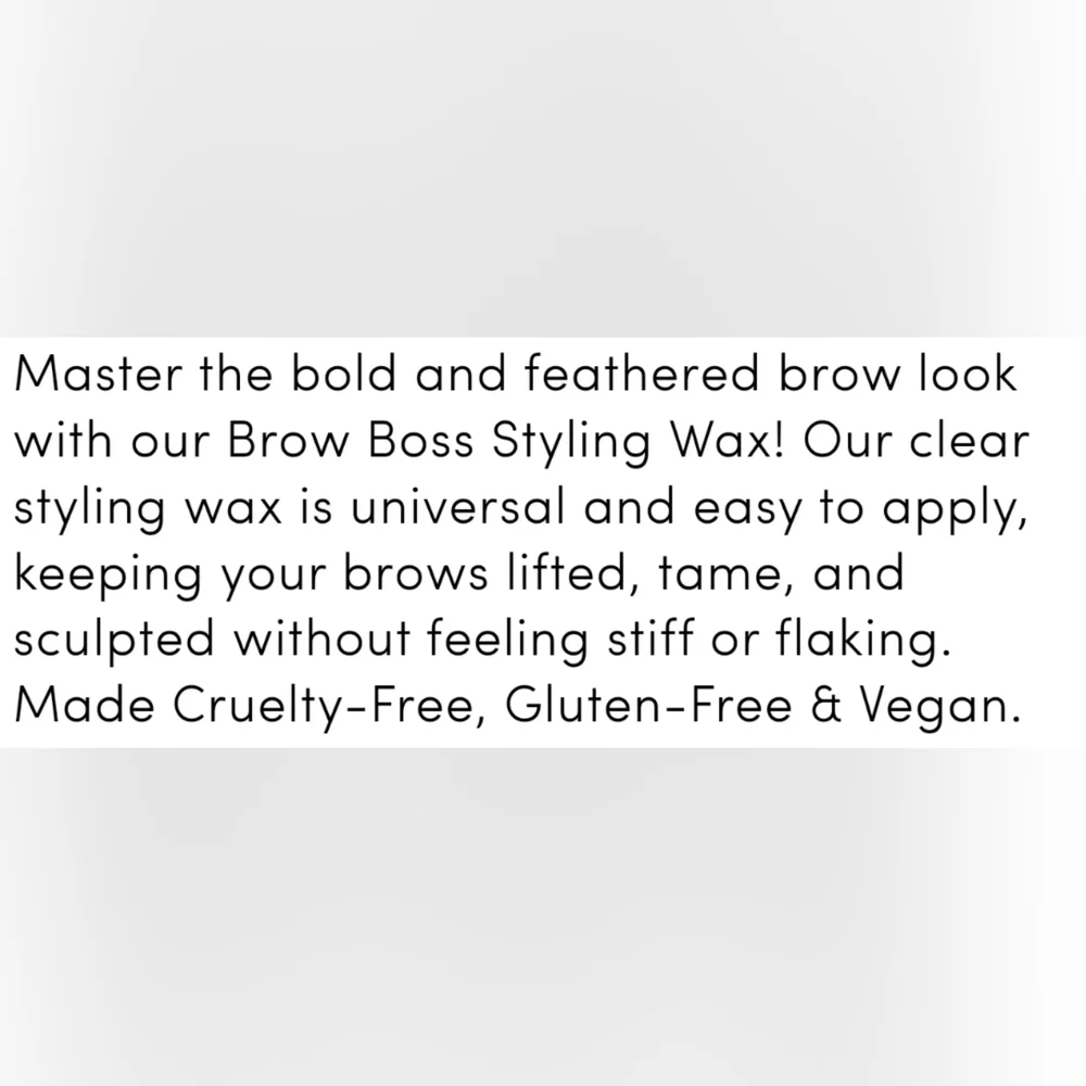 Jasmine Beauty Brow Boss Brow Styling Wax in Travel Size